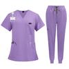 Doctor Nurse Medical Uniforms Shirt Scrubs Women Jogger Set Hospital Accessories Operating Room Surgical Gowns Mens Workwear