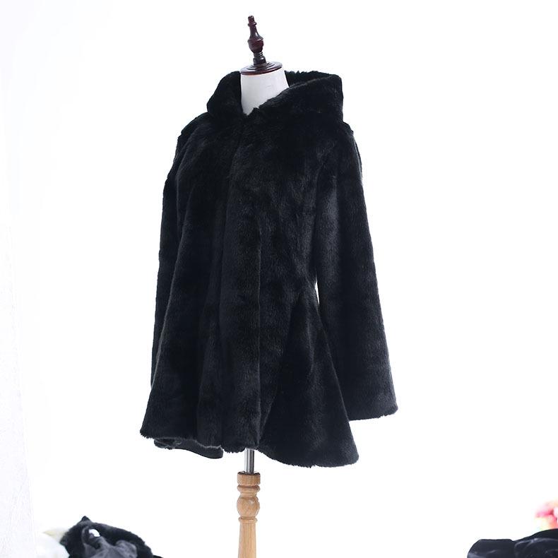 Women's Faux Mink Fur and Leather Long Coat (2021)