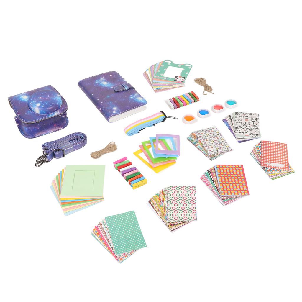 For Fujifilm Mini 11 Accessories Bundle Kit Includes Camera Case Album Color Filter Camera Case Stra