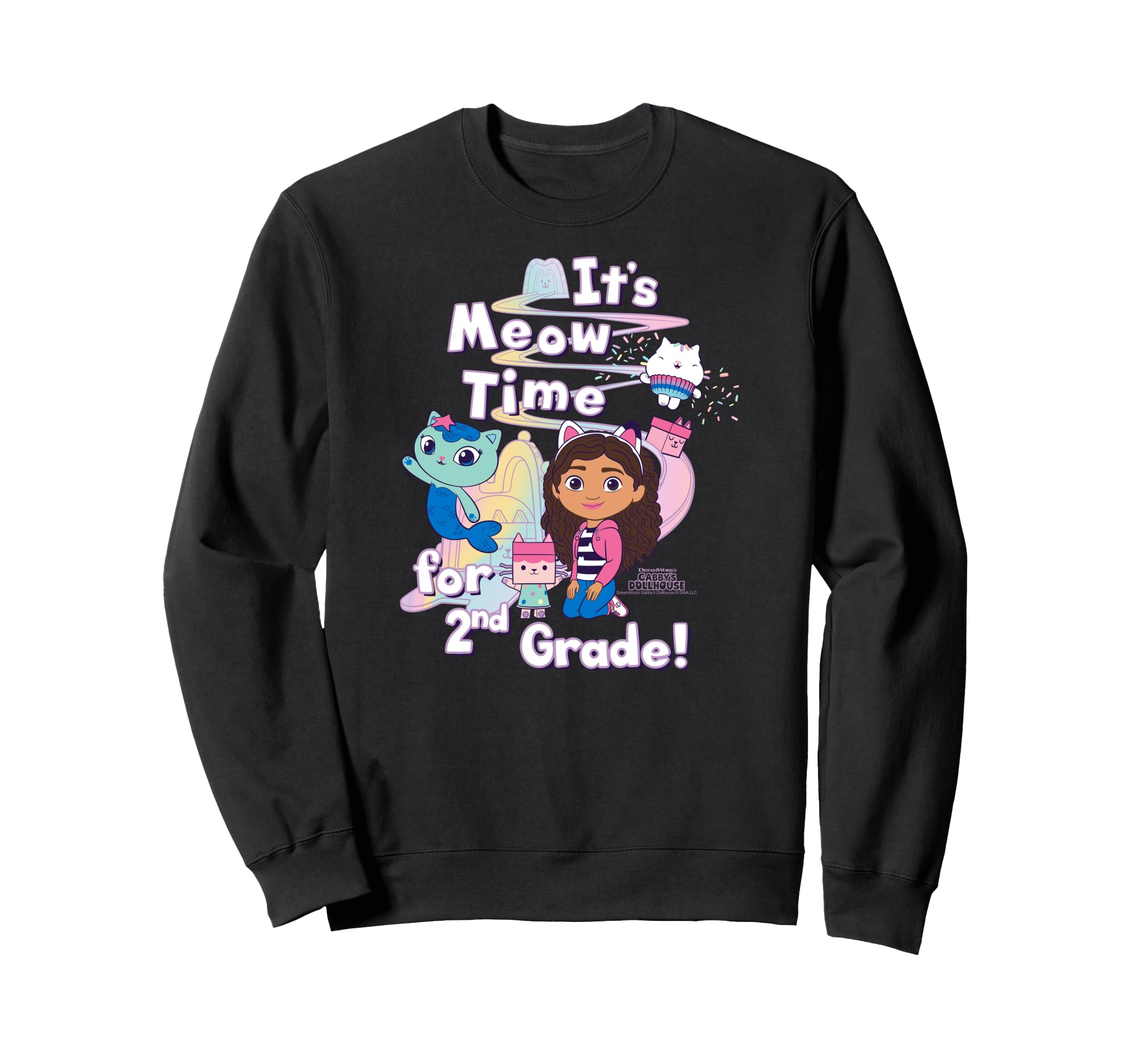 

DreamWorks Gabby s Dollhouse 2nd Grade Sweatshirt