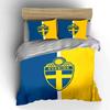 Blue-yellow Sweden Emblem. Bedding Sets Duvet Cover Sets Duvet Covers Pillowcases(1*Duvet Cover 2*Pillowcases Without Duvet Insert)