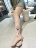 Sexy Silk Stockings 15D Women Tights Camouflage Tattoo Pantyhose Pattern Transparent Long Female Tattoo Hosiery Print