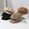 Summer British Outing Hollow Retro Octagonal Hat Children's New Sunscreen Versatile Duck Tongue Newsboy Hat Painter Hat