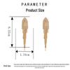 Elegant Geometric Zircon Tassel Earrings - Stylish, Light, Versatile Fashion Accessories