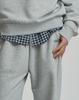 Work On Body Off Basic Semi-Overfit Cotton Sweatpants [Melange Grey]
