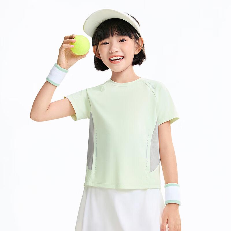 Annil Girls' Round Neck Short Sleeve Knit Top