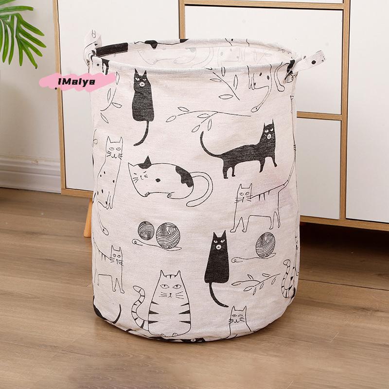 1Pc Foldable Dirty Clothes Storage Basket Bathroom Bucket - Compact Space-Saving Organizer for Bathrooms