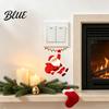 Christmas Home Ornament Santa Claus On Swing Switch Sticker Decorative PVC Wall Decal Plate Covers Removable Self-adhesive Light Cover for Bedrooms