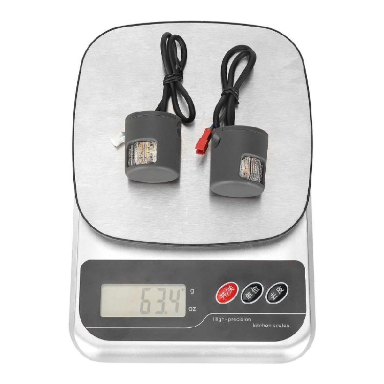 Quick Install Handlebar Direction Indicator For Electric Scooters Weatherproof ABS Housing Night Driving
