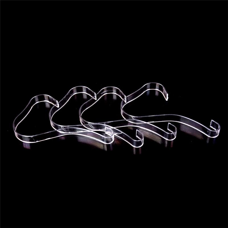 4Pcs Women Clear Acrylic Plastic Sandal Lady Shoes Display Stand Inserts Holders