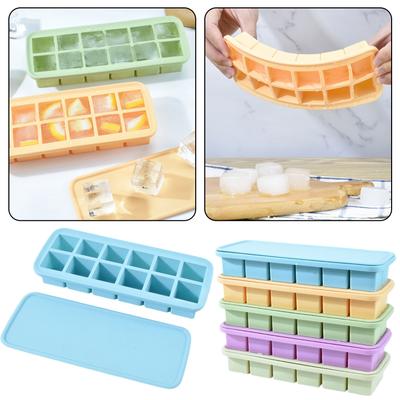 Bac à Glaçons en Silicone Libération Facile Gain de Place Design Empilable Idée Cadeau Parfaite