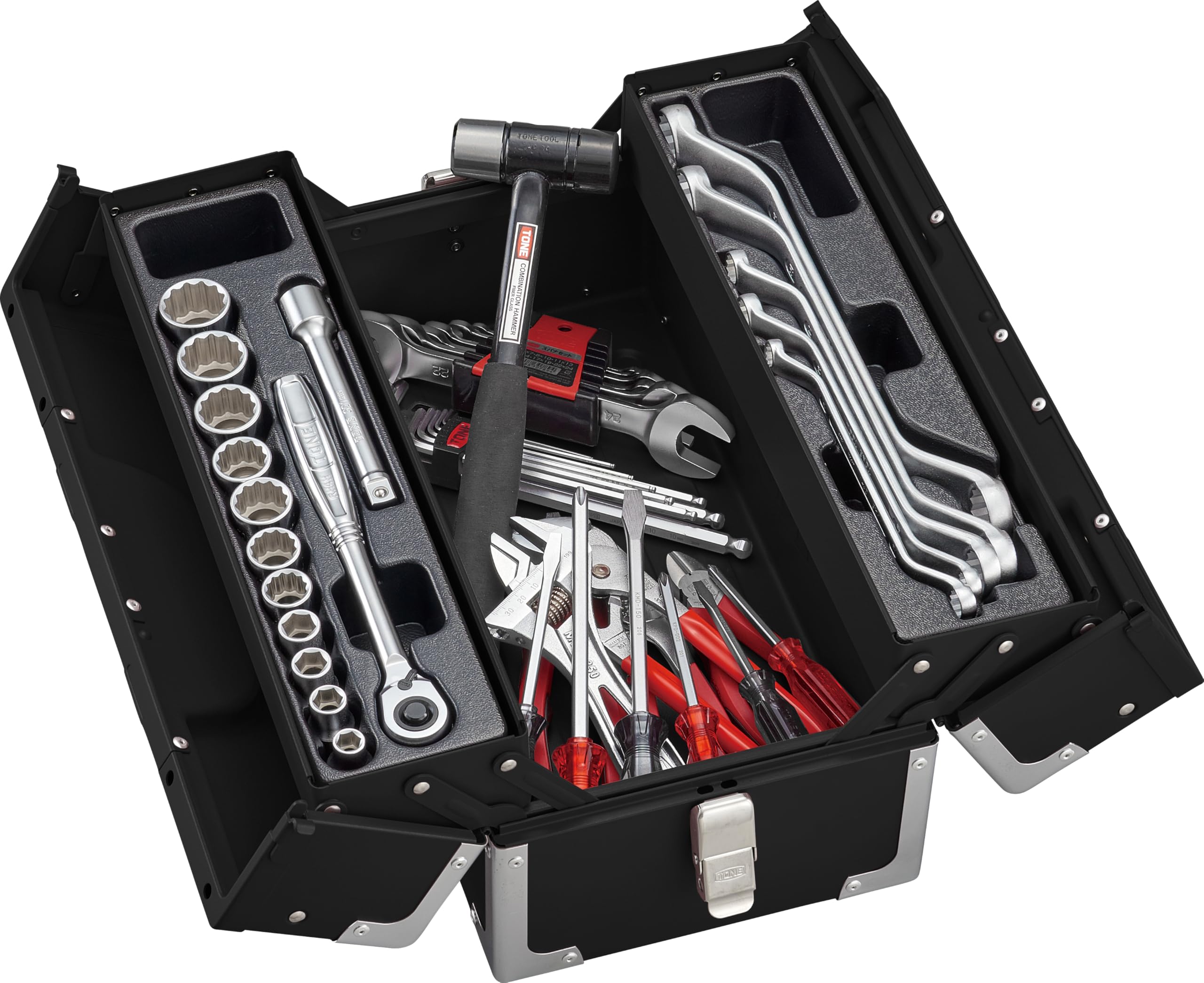 

TONE Tool Set TSS460BK Drive Angle Black Contents 46 items 12.7mm (1/2 )