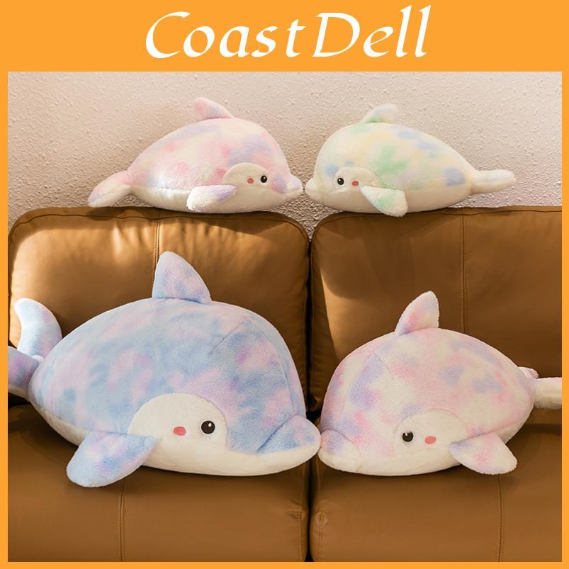 Camouflage Dolphin Plush Toy Stuffed Animal Pillow Gift For Kids, 80cm