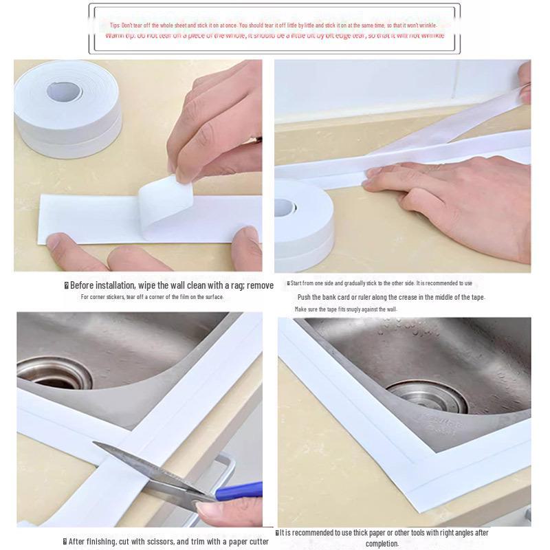 Wasserfeste, schimmelresistente Toilettenrandaufkleber zur Desodorierung des Badezimmers