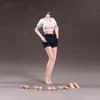 1/12 Scale Female Body, 6-Inch Super Flexible 22-Joint Seamless Female Body Micro Beauty 3D Action Doll with Detachable Legs, Suitable for Hobby Colle