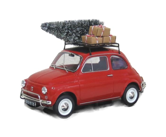 

Norev Fiat 500 L 1968 Red Christmas Finished Product 1/18