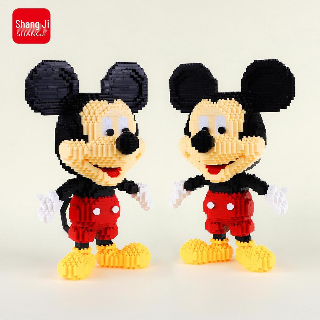 Mickey, Minnie, Donald, Garfield & Lotso Building Blocks Puzzle