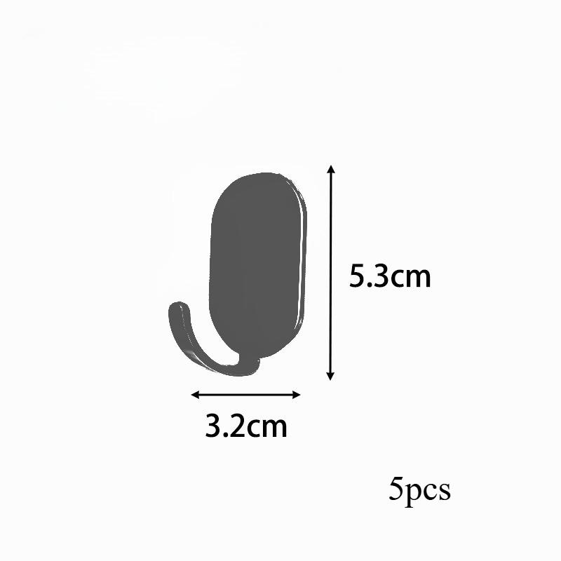 5 Stück Nicht Perforierter Kühlschrank Magnethaken Haushaltstür Rückhaken Multifunktional Verdickt Starke Saugkraft Wiederverwendbare Saugkraft