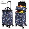 Telescopic Trolley Bag Supermarket Shopping Bag Folding Portable Lightweight Universal Wheel Travel Bag