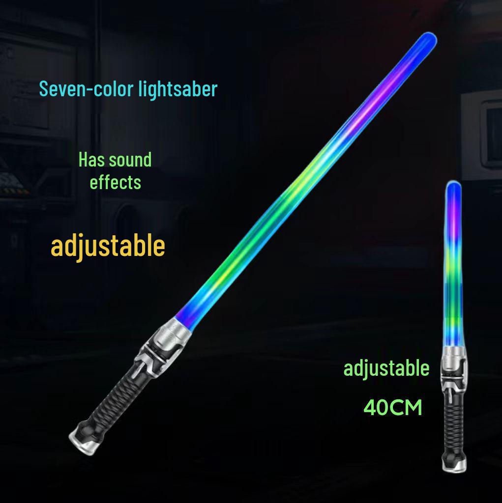 Star Wars Retractable 2-in-1 Lightsaber Toy with Lights & Sound - Children's Luminous Toy
