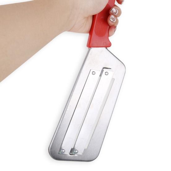 2Pcs Multifunctional Vegetable Cutter Stainless Steel Slicer Easy to Clean Cabbage Carrots Potatoes Peeler Kitchen Tool