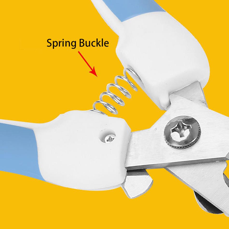 Professional Pet Nail Clipper Stainless Steel Dog Cat Nail Trimmer Labor-Saving Nail Clipper Convenient Dog Grooming Supplies