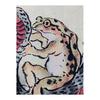 Kawanabe Kysai "Frolic of Frogs and Snakes" Ukiyo-e Tenugui (Japanese Towel) - Large Size, 100% Cotton, Made In Japan