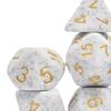 7Pcs Game Dices Set Multi Sided Game Dices Polyhedral Dices Dice Set for Bar