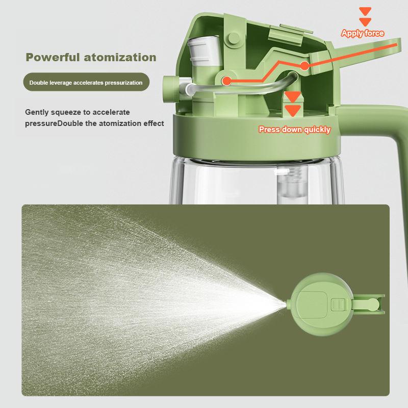 2v1 470ml olejový sprej s rozprašovačem Láhev Kuchyňské grilování Zásobník na olivový olej Kuchyňské pečení Pečicí nástroj na piknik