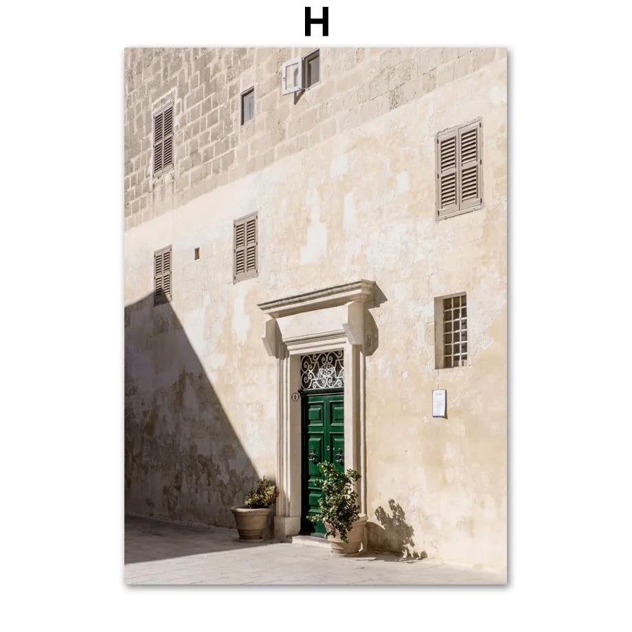 

Пламовые деревья, средиземноморские винтажные городские постеры и принты, холст, живопись, скандинавские настенные художественные фотографии, домашний декор для гостиной 8X12inch 20x30cm