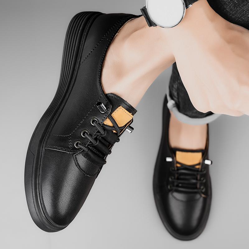 New Men's Casual Shoes Luxury Handmade Leather Lazy Shoes Fashion Summer Sneakers Outdoor Driving Mocassins Tennis Sport Shoes