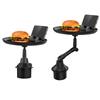 2 In 1 Car Cup Holder Tray Multifunctional Adjustable Vehicle-Mounted Dining Table Mobile Phone Bracket Easy