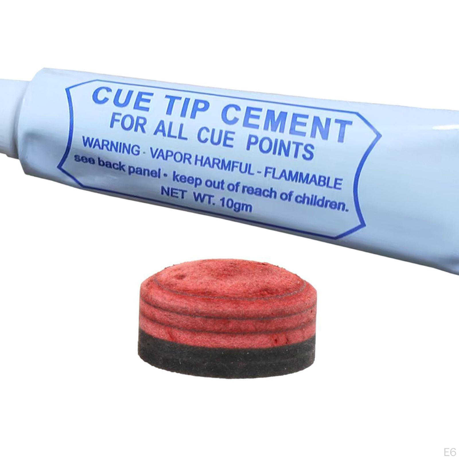 Наконечник кия для бильярдного пула с цементом Легко наносится Быстросохнущая замена 11mm — фото 9