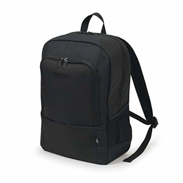 DICOTA ECO BASE Backpack Black For Laptop 15"-17.3" 24L Polyester Lifetime Warranty D30913-RPET