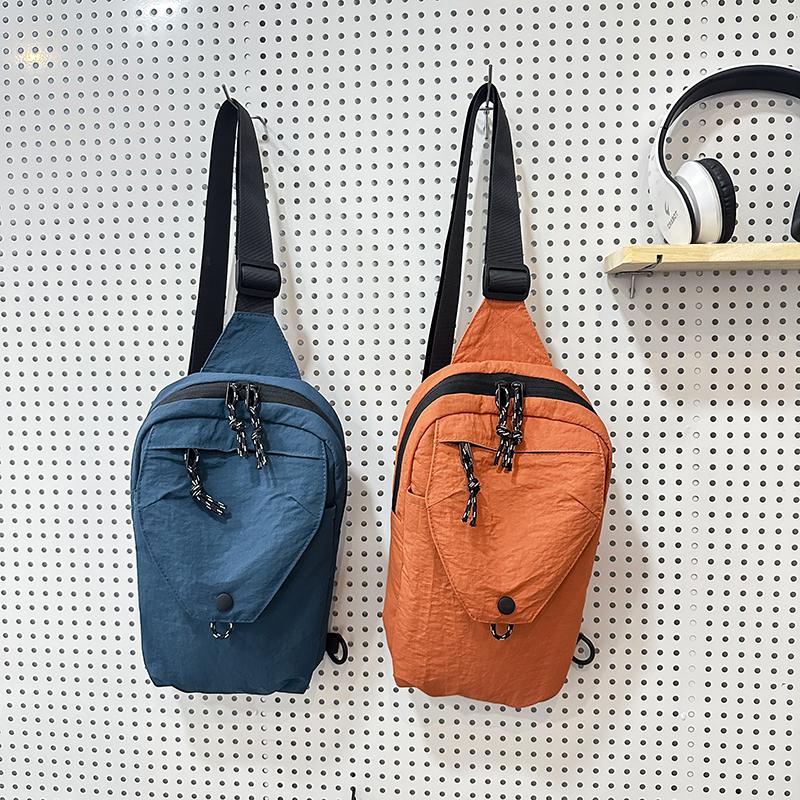 New Casual Unisex Chest Bag Multi-Layer Outdoor Travel Multi-Functional Single-Shoulder Small Phone Bag