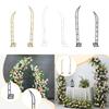 2Pcs Wedding Arch Stand Kit 1.8 + 2.1 Meter Backdrop Stand Semi Open Design