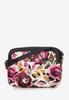 Wittchen Women's Crossbody Bag Made Of Jacquard And Eco-Leather, White And Pink, White And Pink Cotton