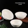 Large Pure White Ceramic Soup Bowl for Home or Restaurant.