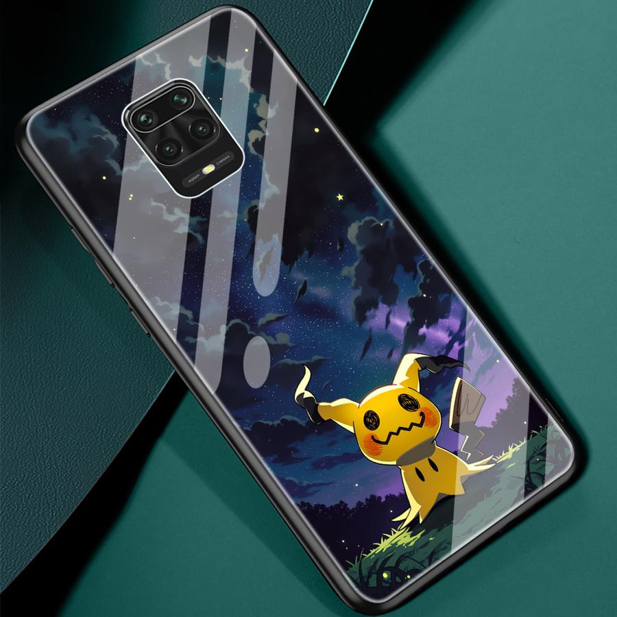 Glass Case for Xiaomi Redmi Note 15 14 Pro 12 13 10 12S A1 10S A2 Plus A5 11 Luxury Phone Cover Gengar Pokemon Cool