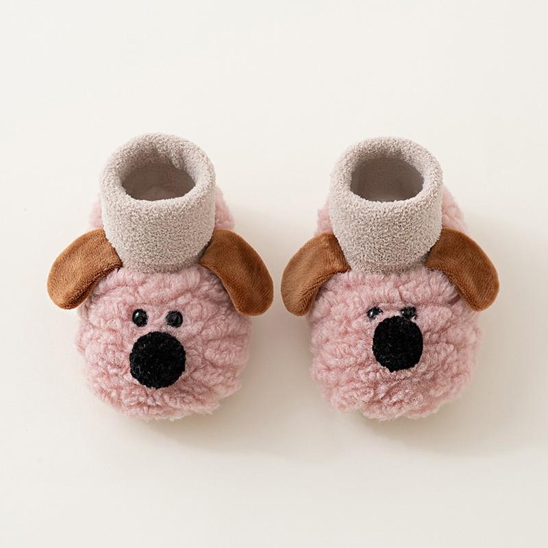 

2026 New Autumn and Winter Indoor Shoes Non-slip Soft-soled Shoes and Socks Cartoon Toddler Shoes 11