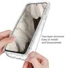 For Google Pixel 8 Case Gradient PC+TPU Phone Cover with PET Screen Protector