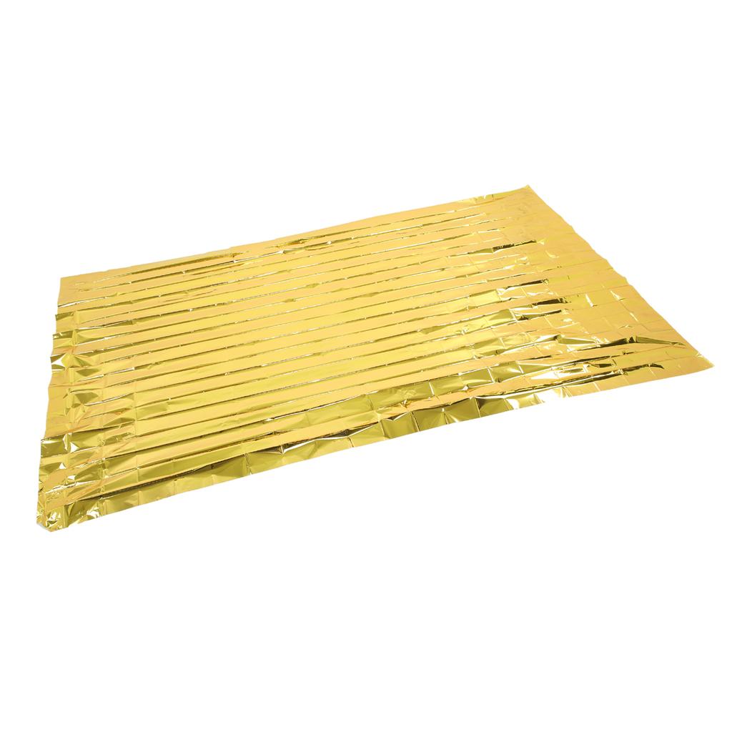 Emergency Blankets Foldable PET Aluminized Film Thermal Blanket Portable Survival Blanket for Journey Camping Outdoors