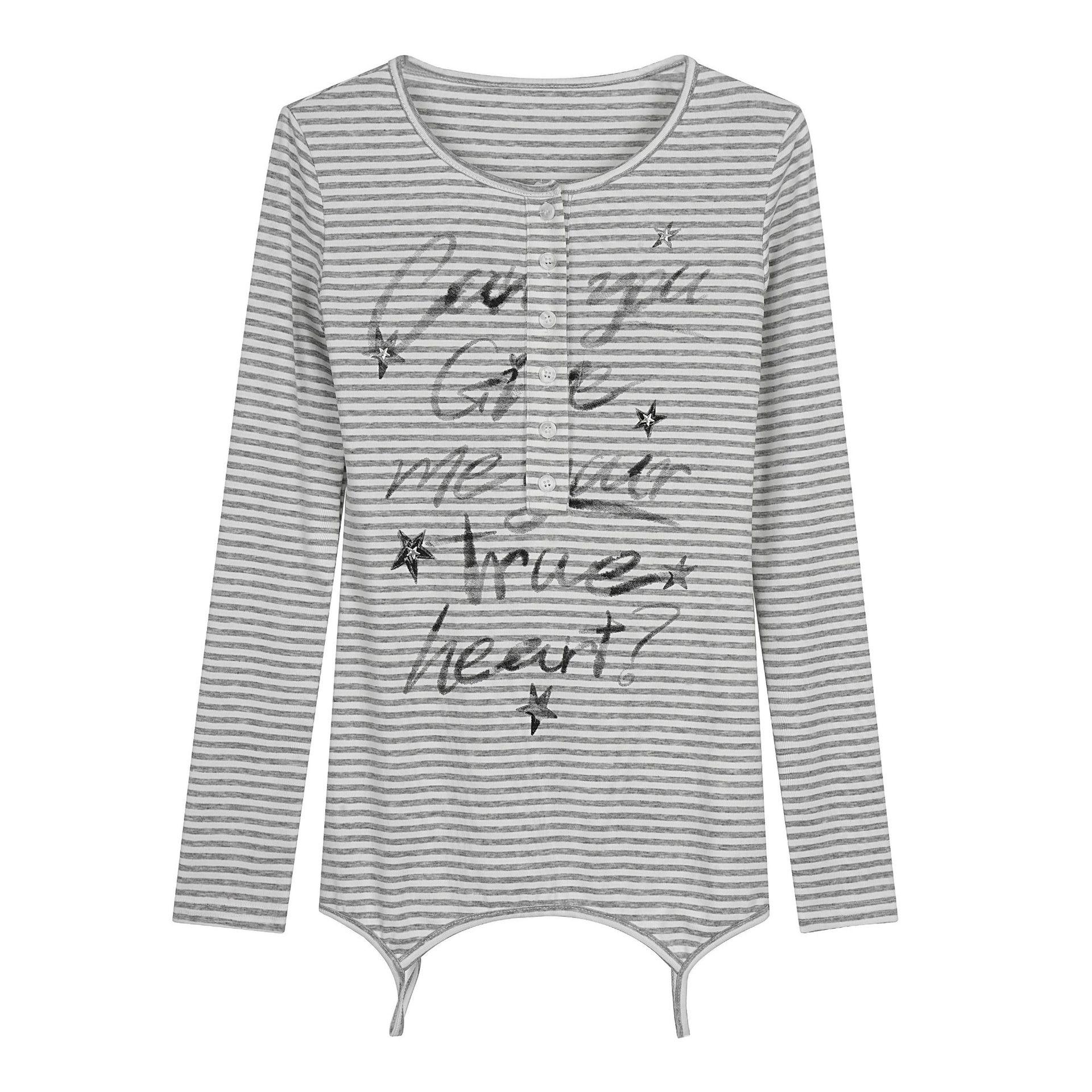 

Women s Slim Fit American Striped Long-Sleeve T-Shirt with Letter Design – Flattering Trendy Base Layer Top Small