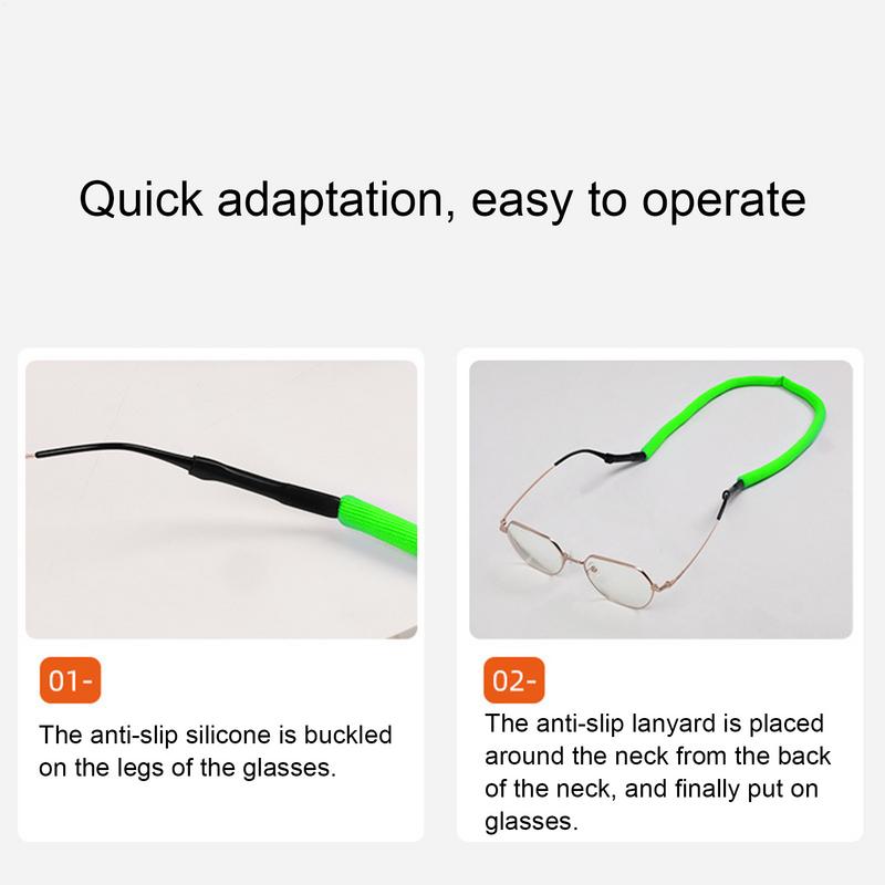 Water Sports Floating Sunglasses Chain Anti-Slip String Glasses Ropes Band Cord Holder Goggle Reading Eyeglasses Straps