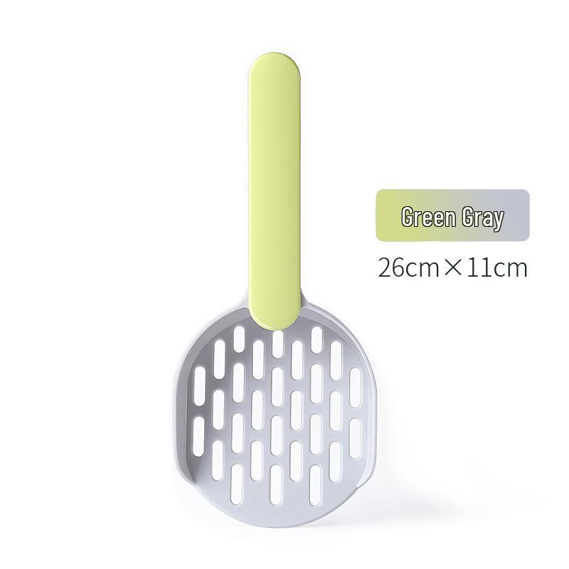 Large Thickened Cat Litter Scoop with Fine Holes - Durable Poop Scooping Tool for Pet Cleaning