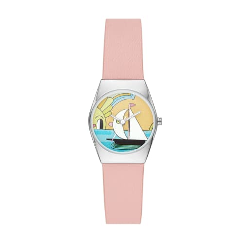 

Skagen Grenen Lille x Jeremyville Watch SKW3089 Women s Pink