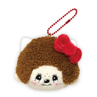 K Company Monchhichi X Hello Kitty Face Coin Purse H9 X X D5cm MKT-KZ W10.5