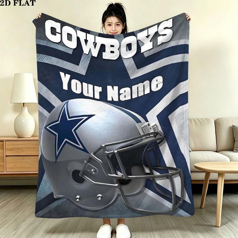 Custom Dallas Cowboys Blanket, High quality Comfortable for All Seasons, Home Decor, Warmth and Comfort