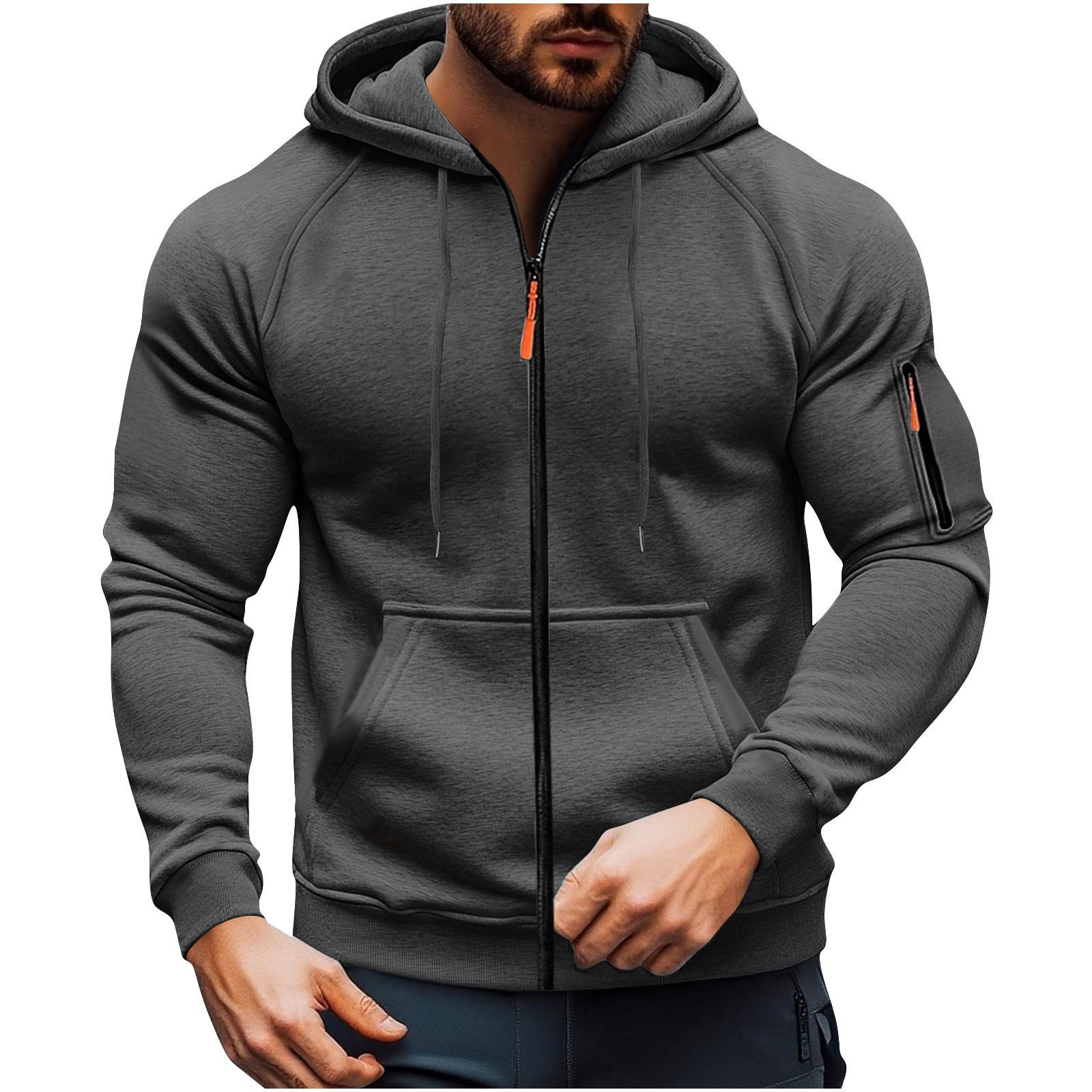 

Hooded Sports Tracksuit Unisex Running Outfits Long Sleeve Pullover Hoodies Sweatshirt XXL