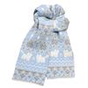 Fair Island wind cute cat double-sided knitted scarf female autumn and winter warm college wind versatile scarf windproof and cold